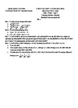 Đề kiểm tra chất lượng đầu năm môn Toán Lớp 9 - Năm học 2019-2020 - Trường THCS Võ Thành Trang